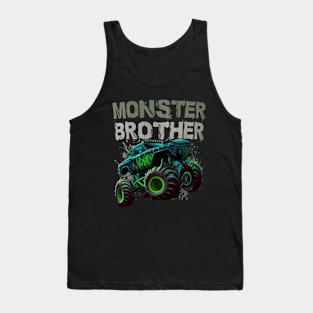 Monster Truck Brother Family Matching Monster Truck Lovers Tank Top